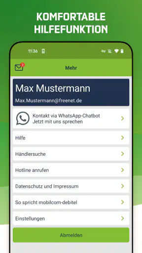 freenet Mobilfunk screenshot