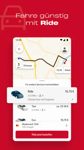 Freenow by Lyft: Taxi & mehr screenshot