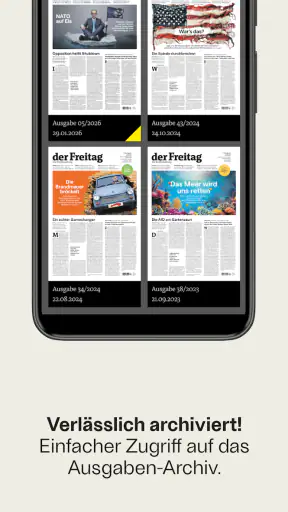 Freitag E-Paper screenshot
