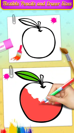 Früchte-Mal- und Zeichenbuch screenshot 10