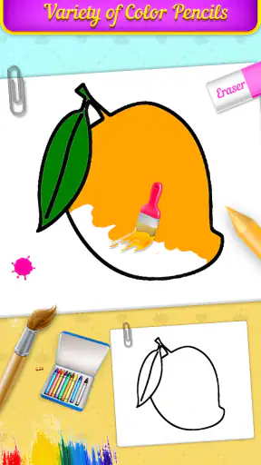Früchte-Mal- und Zeichenbuch screenshot 9