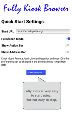 Fully Kiosk Browser & Lockdown screenshot 9