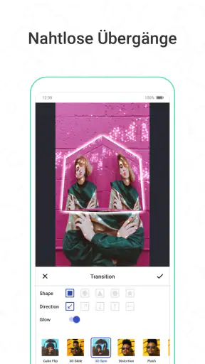Funimate Videobearbeitung App screenshot