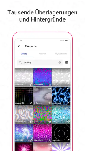 Funimate Videobearbeitung App screenshot