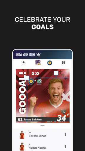 Fussball Aufstellung screenshot