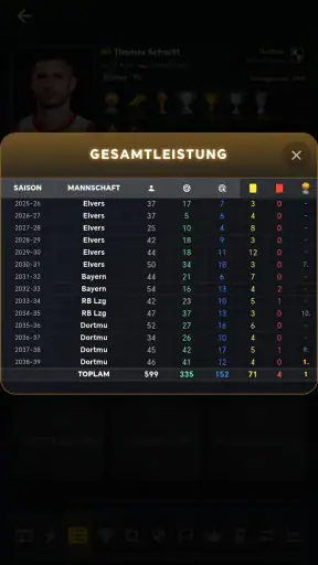 Fußballspieler Karriere screenshot