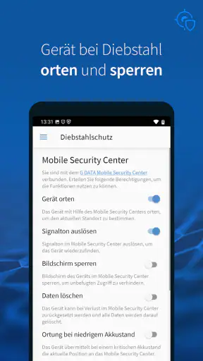 G DATA Mobile Security screenshot