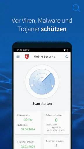 G DATA Mobile Security Light screenshot