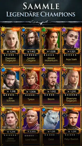 Game of Thrones: Legends RPG screenshot