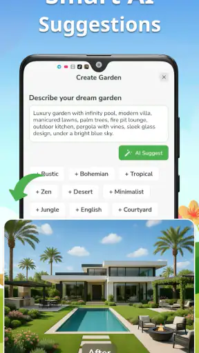 Garten Design KI screenshot