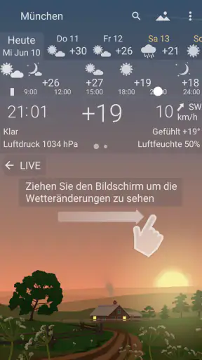 Genaue Wetter YoWindow screenshot