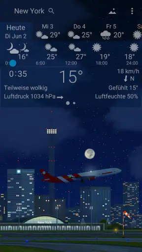 Genaue Wetter YoWindow screenshot