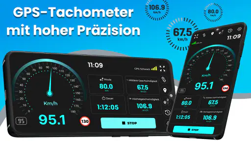 GPS-Tachometer & HUD screenshot