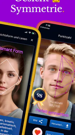 Gesichtsform KI - Face Rating screenshot