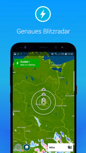 Gewitter Alarm Wetterplaza screenshot