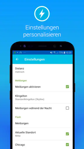 Gewitter Alarm Wetterplaza screenshot