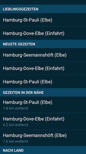 Gezeiten in der Nähe screenshot