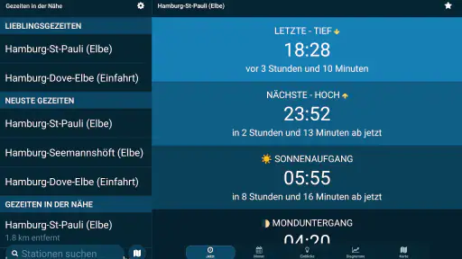 Gezeiten in der Nähe screenshot