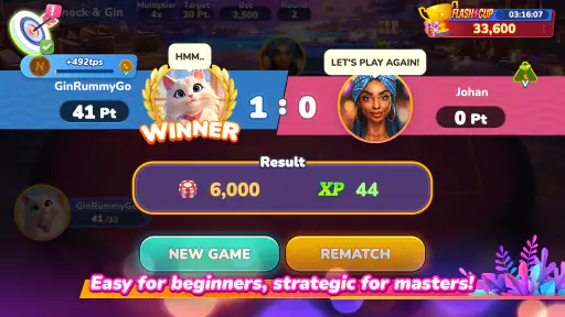 Gin Rummy Go: Card Game Online screenshot