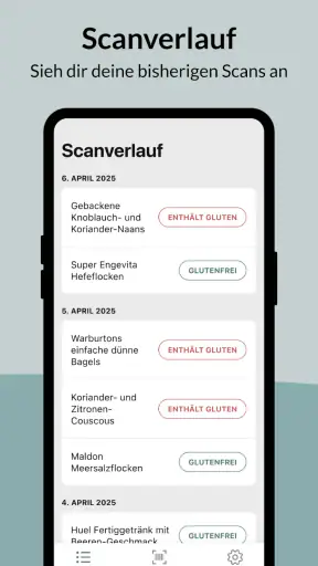 Gluten Free Scanner screenshot