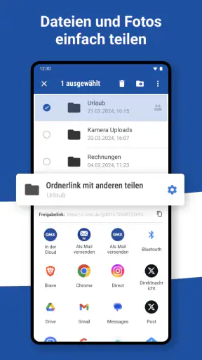 GMX - Mail, Cloud & News screenshot
