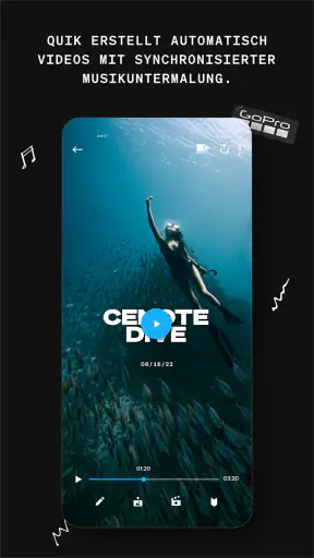 GoPro Quik: Video-Editor screenshot