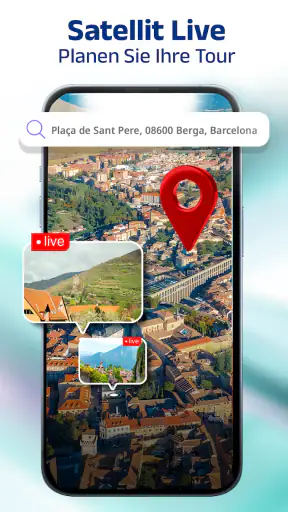 GPS-Navigation: 3D Weltkarte screenshot