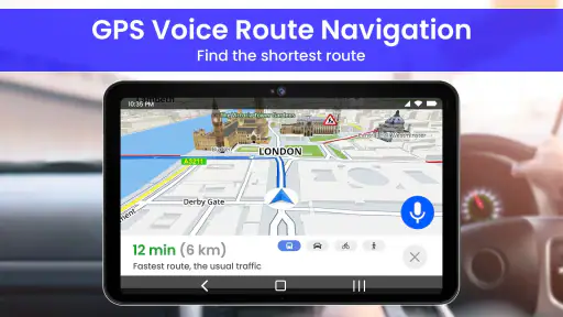 GPS Satellite Map Navigation screenshot