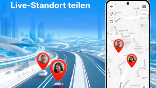 GPS-Tracker: Standort teilen screenshot