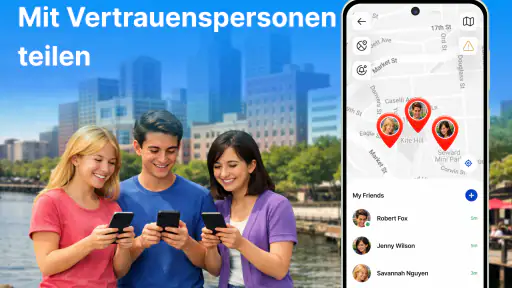 GPS-Tracker: Standort teilen screenshot