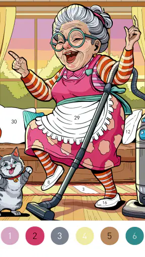 Meme Color By Number Game screenshot