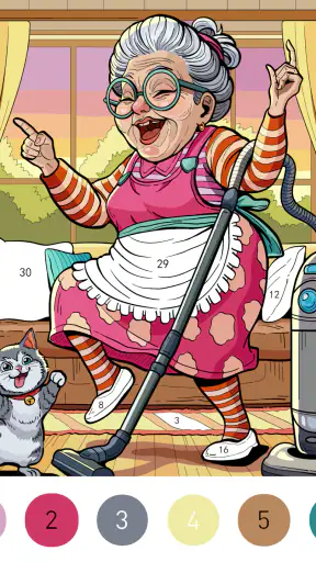 Meme Color By Number Game screenshot