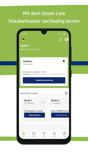 Green Line Vokabeltrainer screenshot