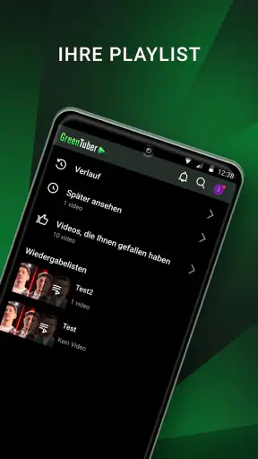 GreenTuber blockiert Werbung screenshot