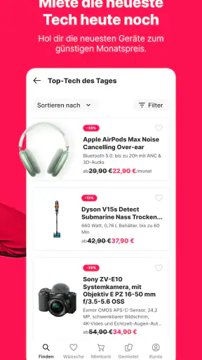 Grover – Tech flexibel mieten screenshot