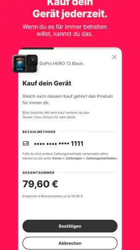 Grover – Tech flexibel mieten screenshot