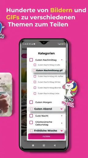 Guten Morgen Nachmittag Nacht screenshot