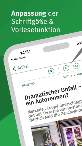 Hamburger Abendblatt E-Paper screenshot