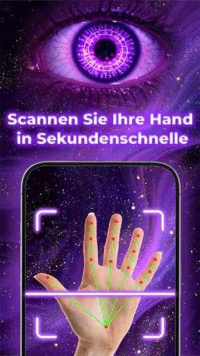 Handlinien Scanner - Handlesen screenshot