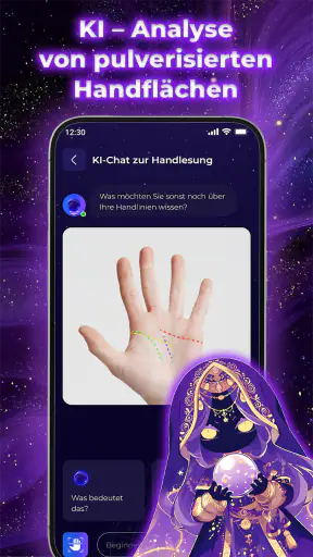 Handlinien Scanner - Handlesen screenshot