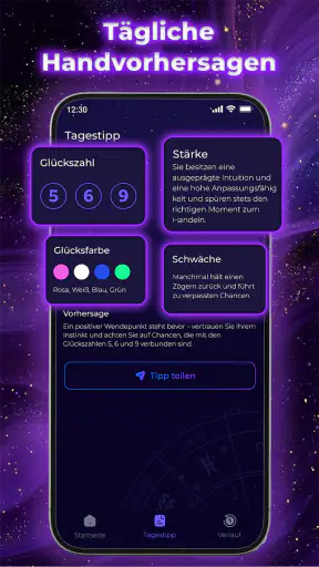 Handlinien Scanner - Handlesen screenshot