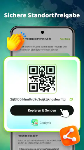 Handy–Ortung: Standort teile screenshot