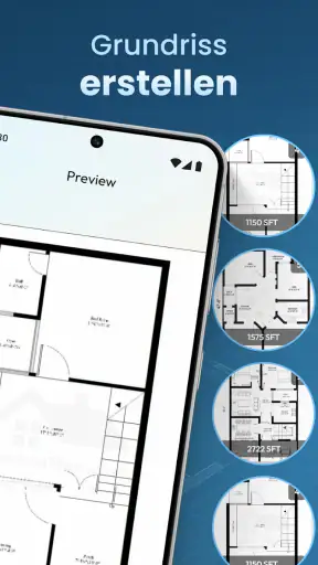 Hausentwurfsplan 3D-App screenshot