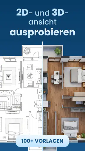 Hausentwurfsplan 3D-App screenshot