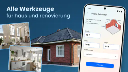 Hausentwurfsplan 3D-App screenshot