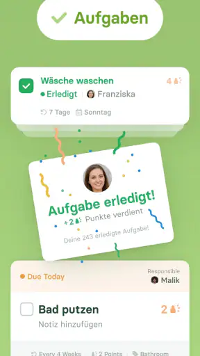 Haushalt & WG App - Flatastic screenshot