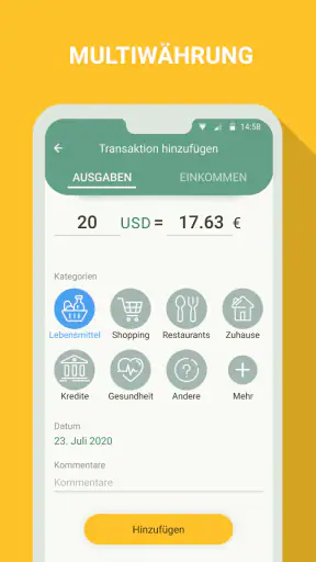 Haushaltsbuch - buchhaltung screenshot