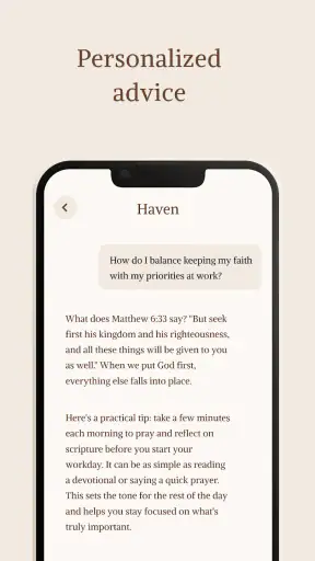 Haven - Bible Chat screenshot