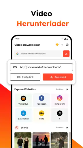 HD Video Downloader & Player screenshot 1