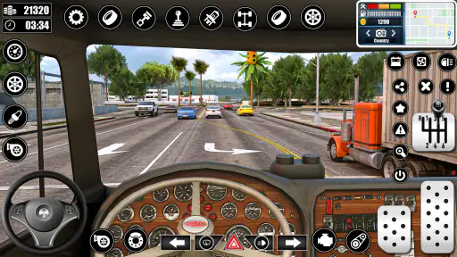 Heavy Truck Driving Cargo Game screenshot 9
